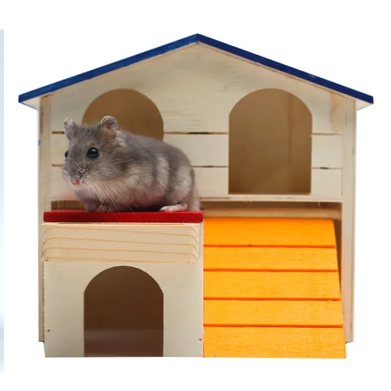 Wooden Hamster Chalet
