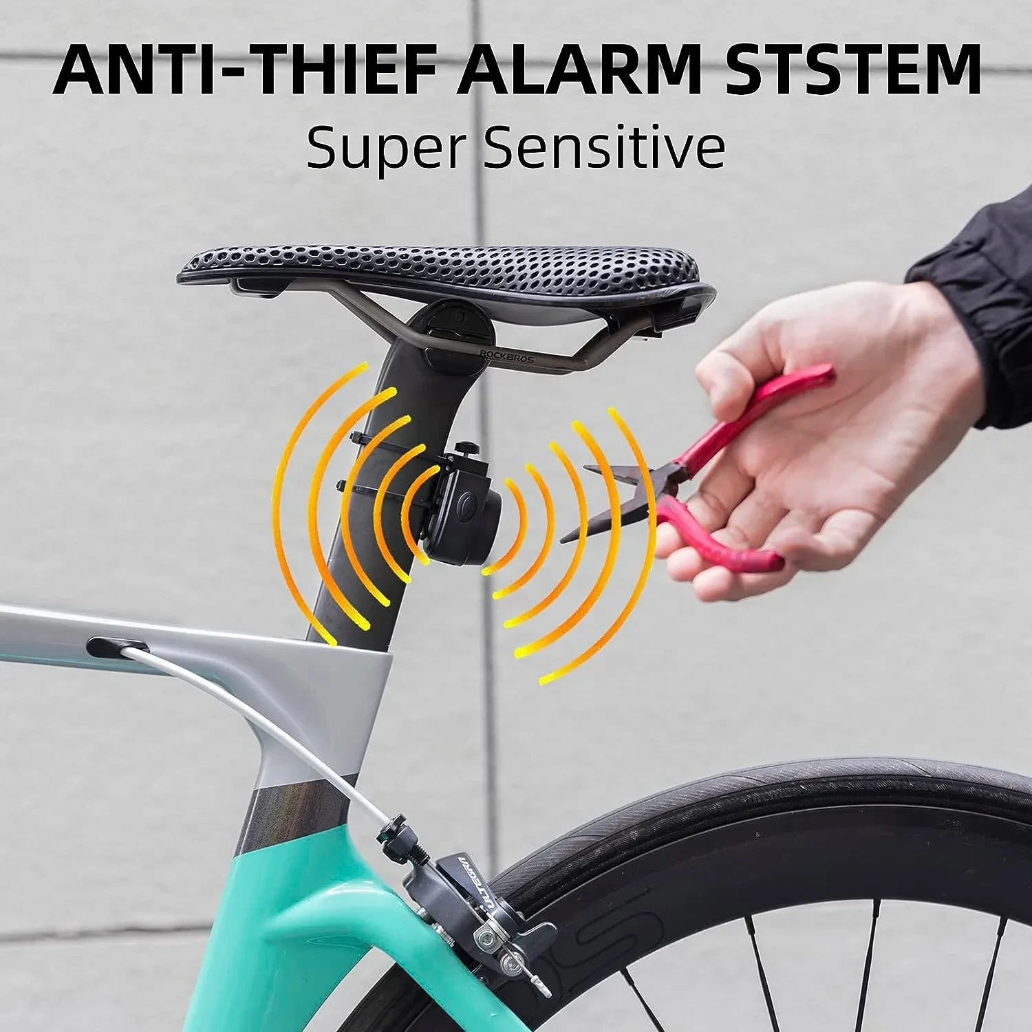 Rechargeable Multifunctional Alarm for Bicycle & Motorcycle – 115dB Anti-Theft Security System with Remote Control