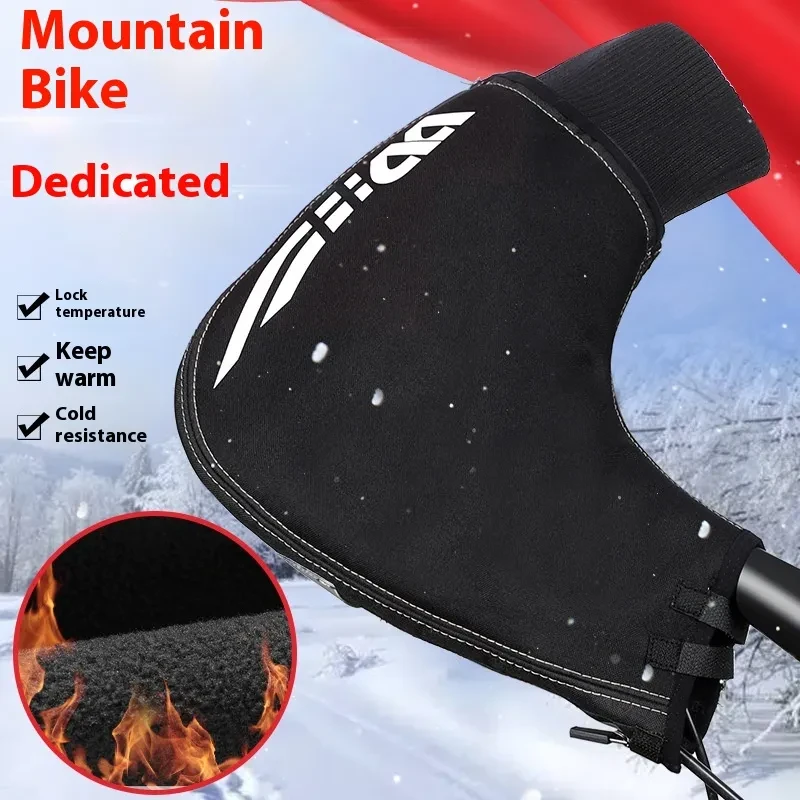 Winter Mountain Bike Handle Grip Gloves – Unisex Bicycle Racing Gloves