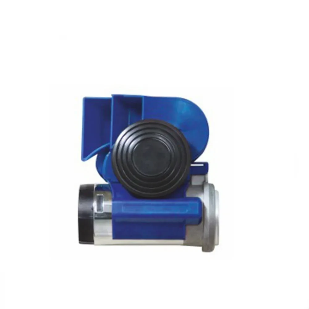 24V Pneumatic High-Pitched Chrome Horn for Car, Truck & Bike