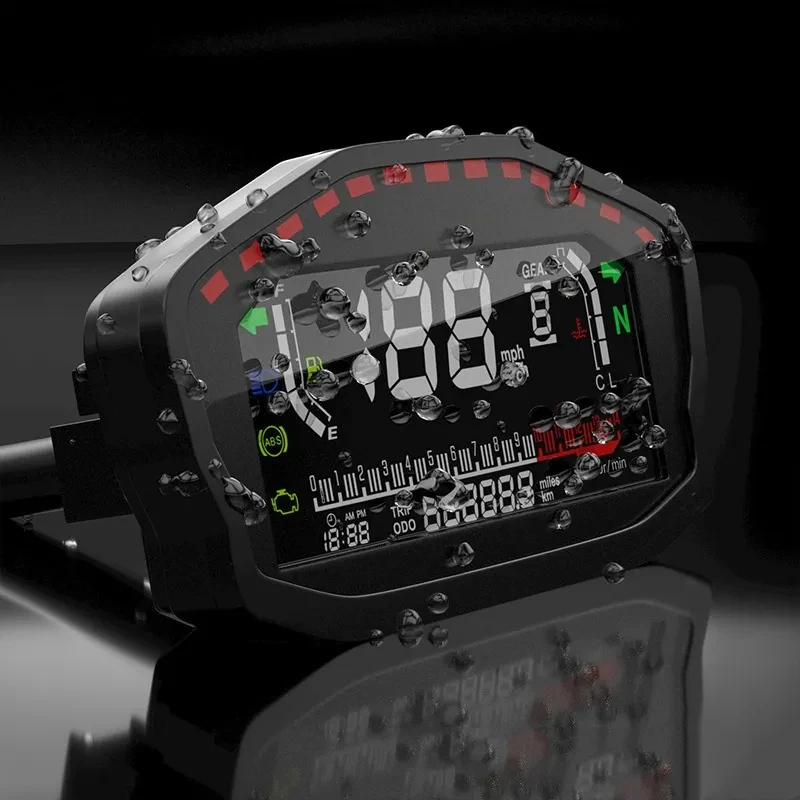 Universal Motorcycle LCD Color Screen Odometer β 12V Digital Display
