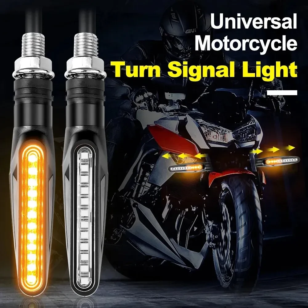 LED Sequential Turn Signal Strip β 12V Running Light for Motorcycles