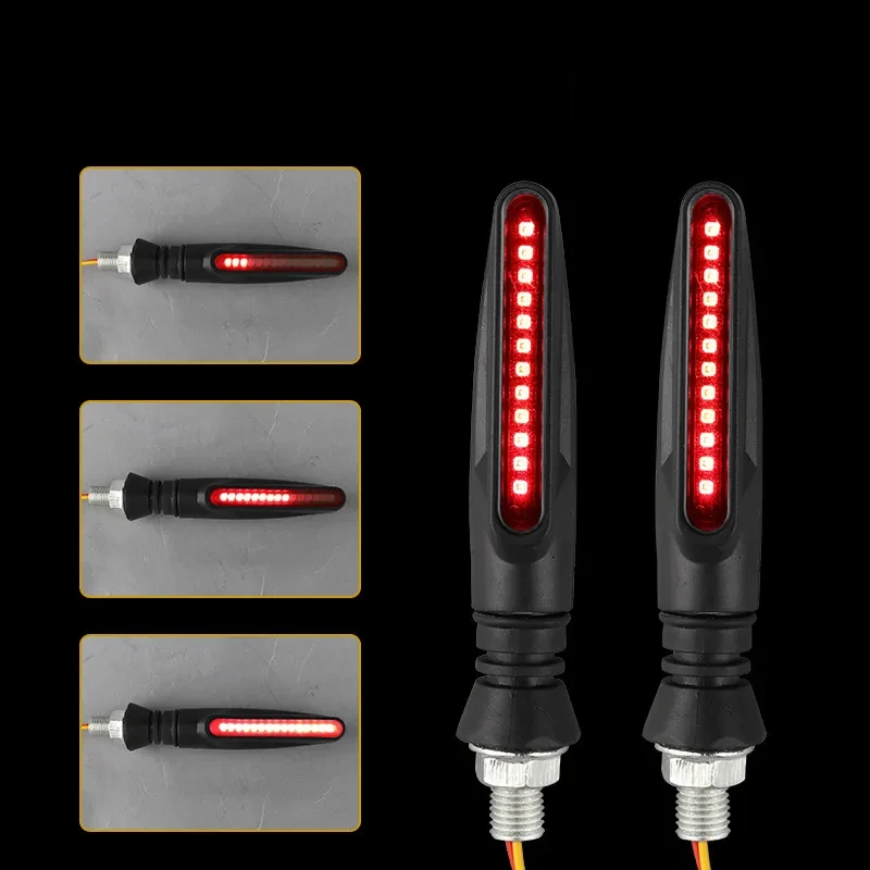 LED Sequential Turn Signal Strip β 12V Running Light for Motorcycles