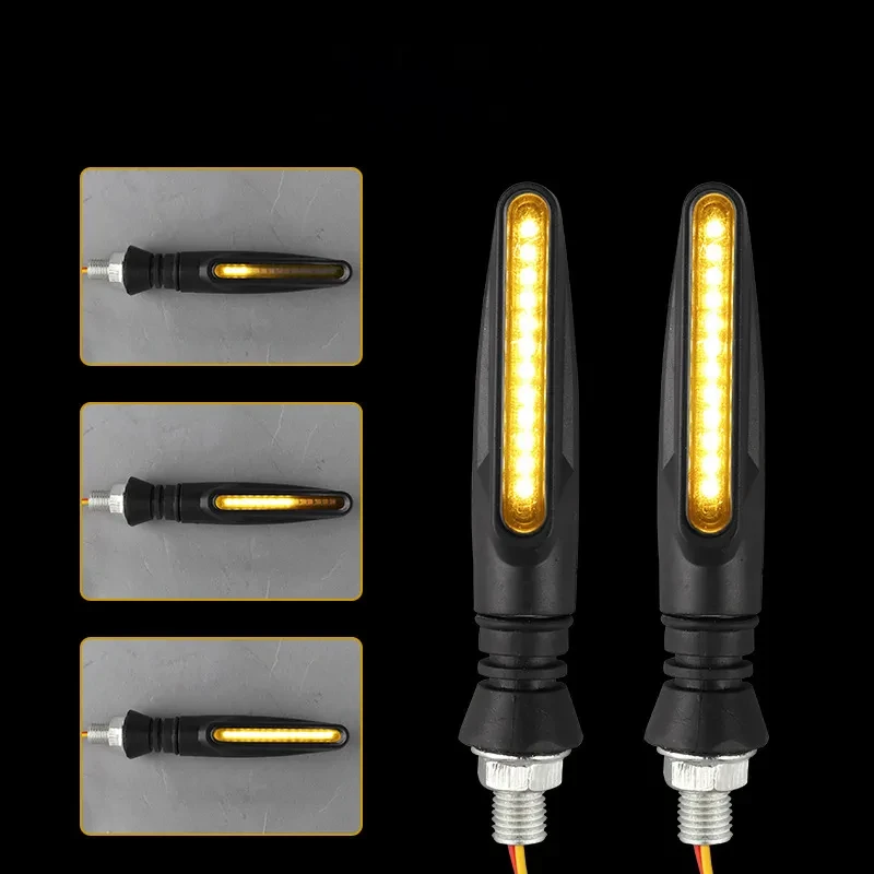 LED Sequential Turn Signal Strip β 12V Running Light for Motorcycles