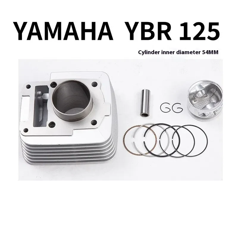 YBR125 XTZ125 54mm Cylinder Kit β Stainless Steel Motorcycle Engine Set
