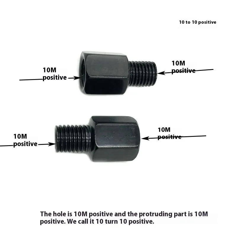 Motorcycle Rearview Mirror Connecting Screw – Durable Iron Adapter