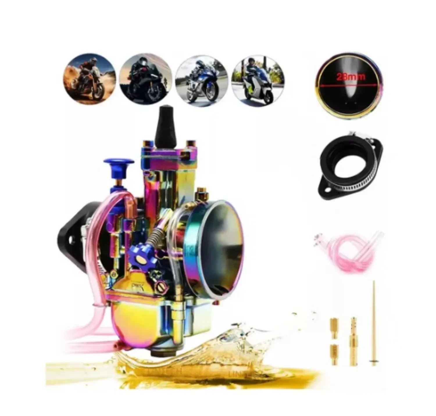 Universal Performance Carb – Alloy Racing Engine Fuel Mixer