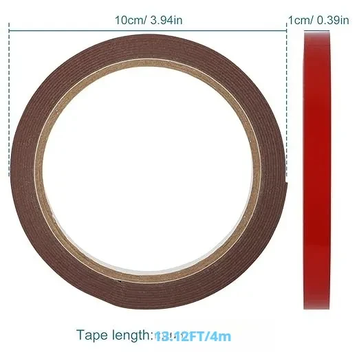 Durable Double Car Spread Black Gelatin Sponge Tape – 3m Strong Hold