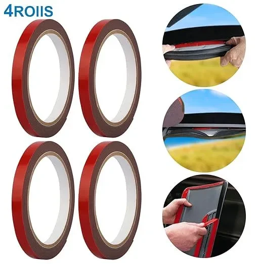 Durable Double Car Spread Black Gelatin Sponge Tape – 3m Strong Hold