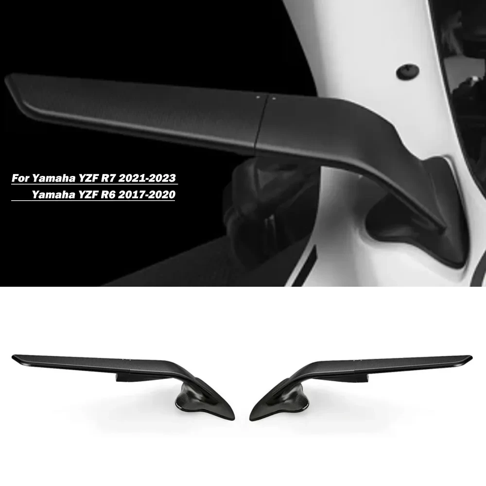 Motorcycle Adjustable Spoiler Rotating Rearview Mirror for Yamaha