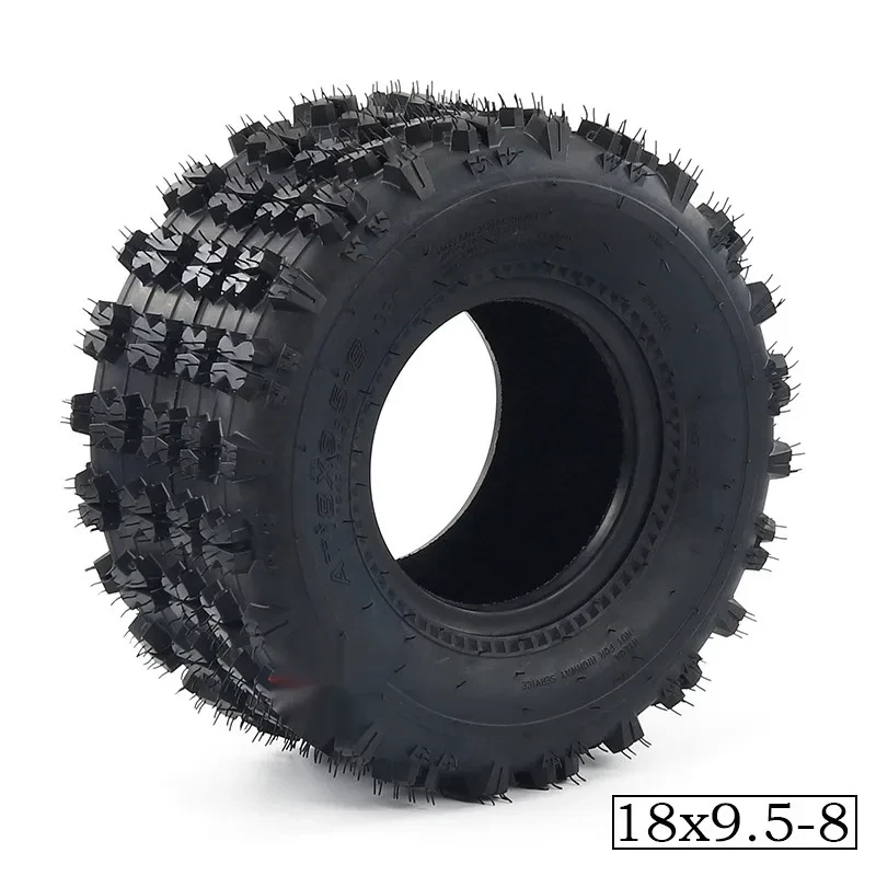 Durable 8-Inch Off-Road Vacuum Tire Set for ATVs and Karts