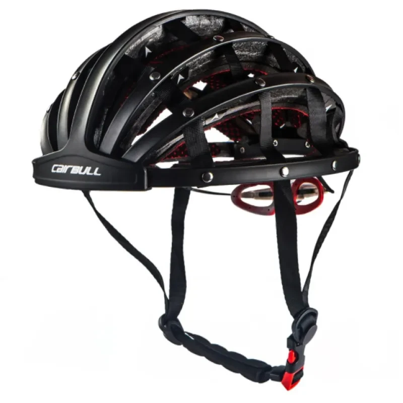 Compact Urban Cycling Helmet with Foldable Safety Design
