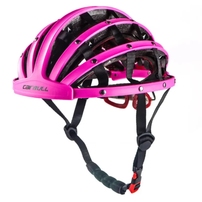 Compact Urban Cycling Helmet with Foldable Safety Design