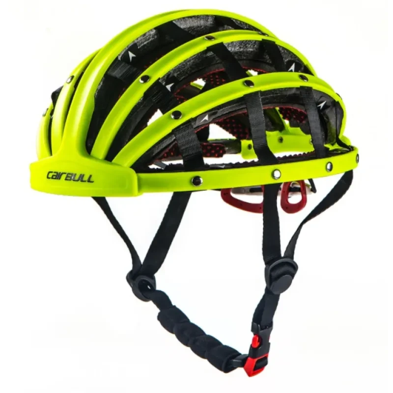 Compact Urban Cycling Helmet with Foldable Safety Design