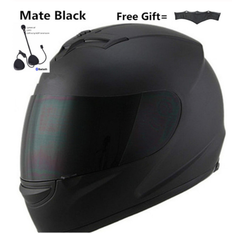 Smart Riding Helmet with Built-In Bluetooth & Sun Visor