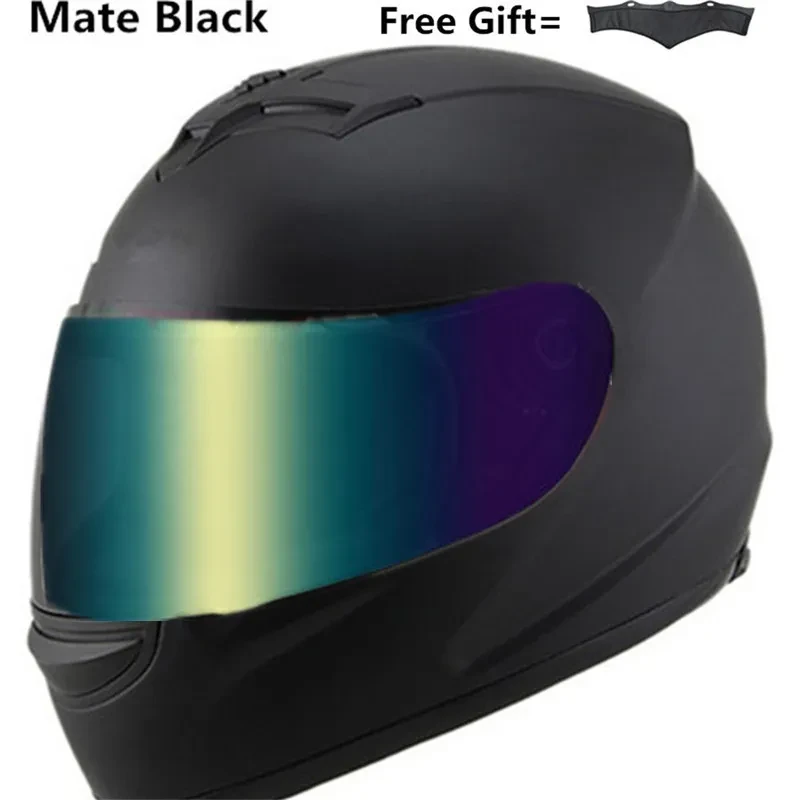 Protective Full Face Riding Helmet for Men with Precise Fit Guide