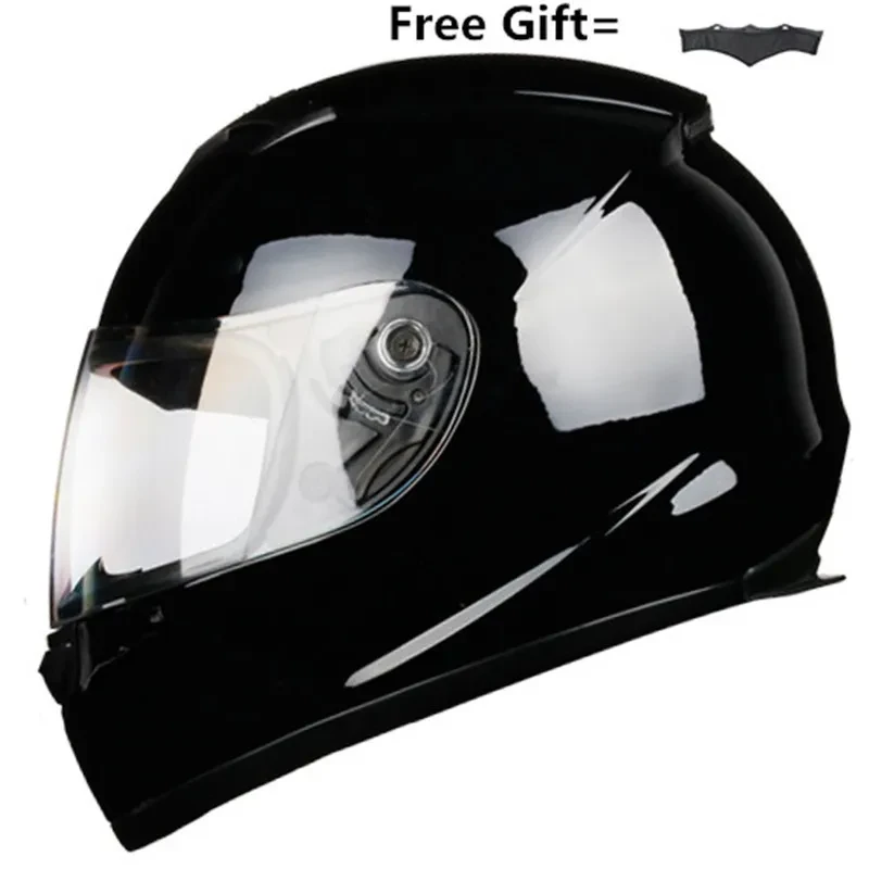 Protective Full Face Riding Helmet for Men with Precise Fit Guide