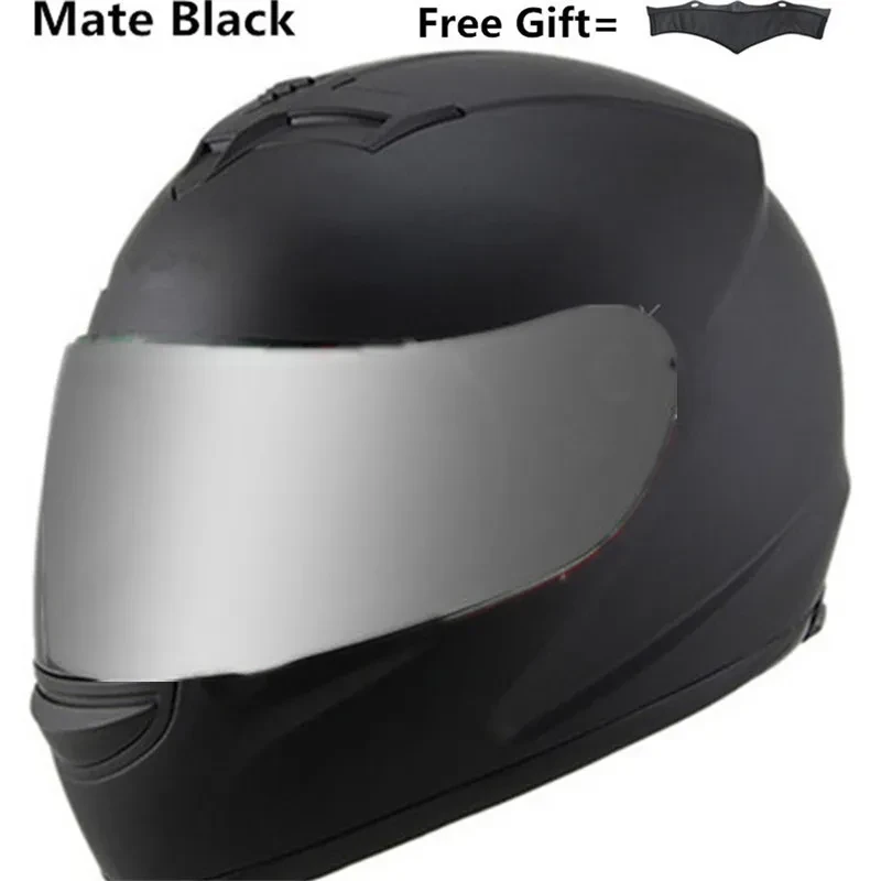 Protective Full Face Riding Helmet for Men with Precise Fit Guide