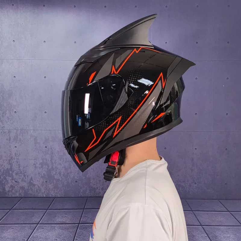 All-Season Full Face Riding Helmet with Anti-Fog Dual Visor