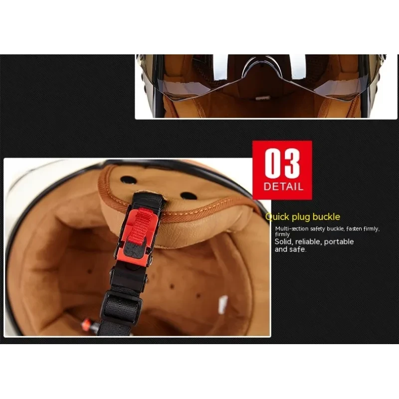 Lightweight ABS Half Helmet for Motorcycle and E-Bike Riders