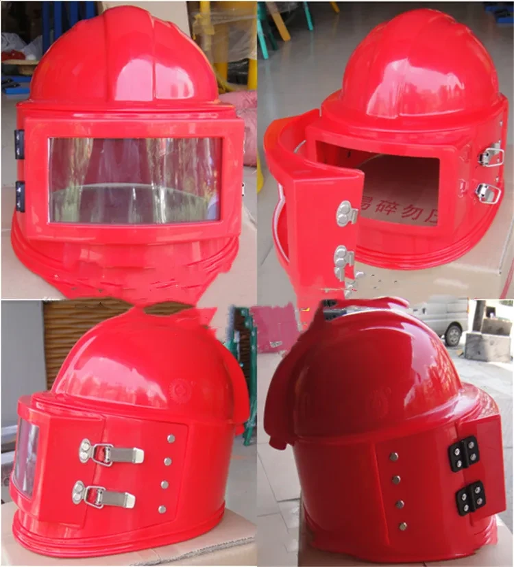 Full-Seal Sandblasting Helmet with Oxygen Supply and Vent Control