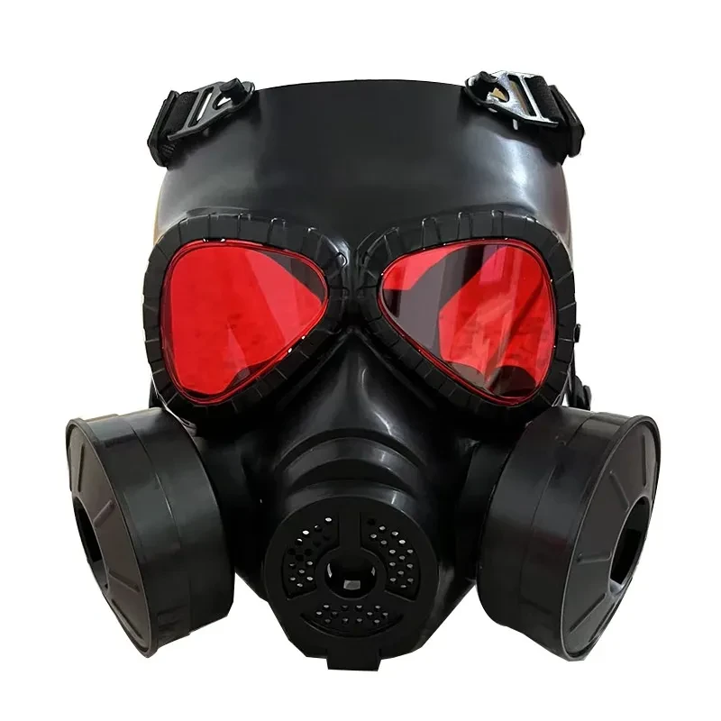 Outdoor Tactical Face Mask with Dual Fan Ventilation