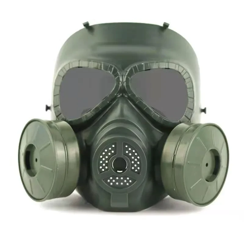 Outdoor Tactical Face Mask with Dual Fan Ventilation