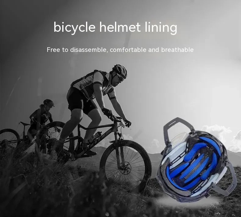 Soft Breathable Helmet Padding for Adult Cyclists