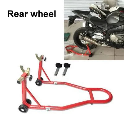 Motorcycle Front & Rear Wheel Lift Stand for Maintenance