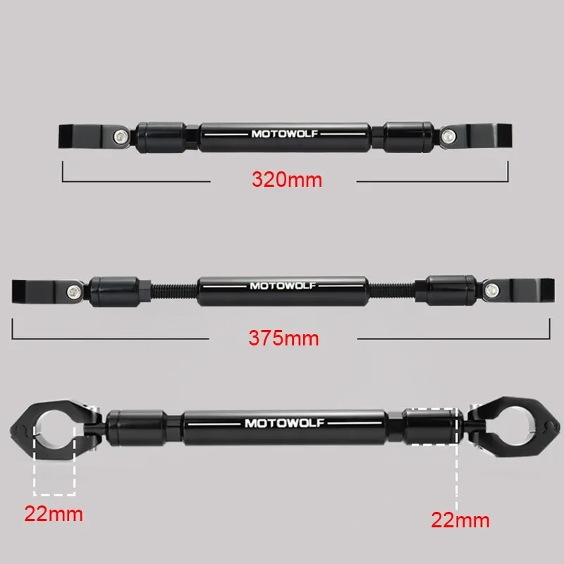 Speedmax CNC Aluminum Motorcycle Handlebar Balance Bar