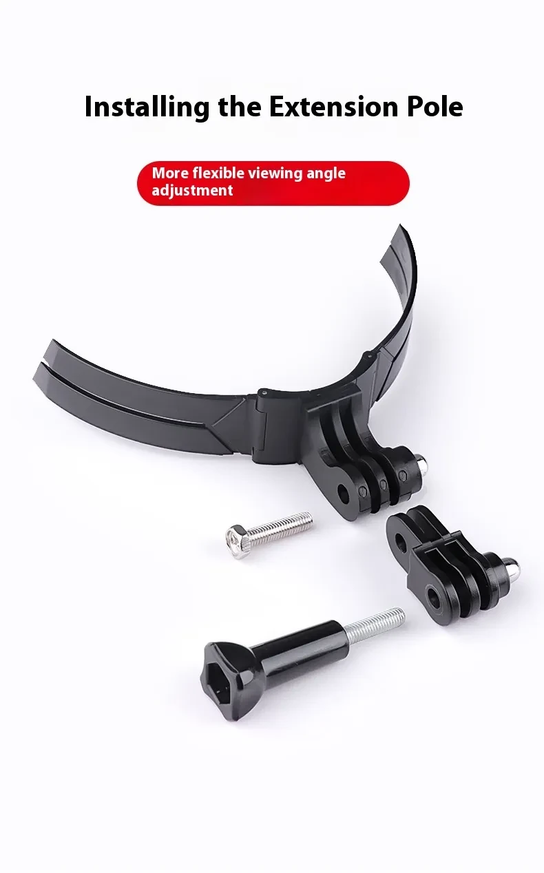 Universal Chin Mount Camera Bracket for Motorcycle Helmets
