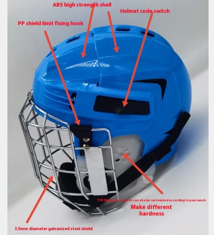 Multi-Sport Protective Helmet for Hockey, Rugby & Skating