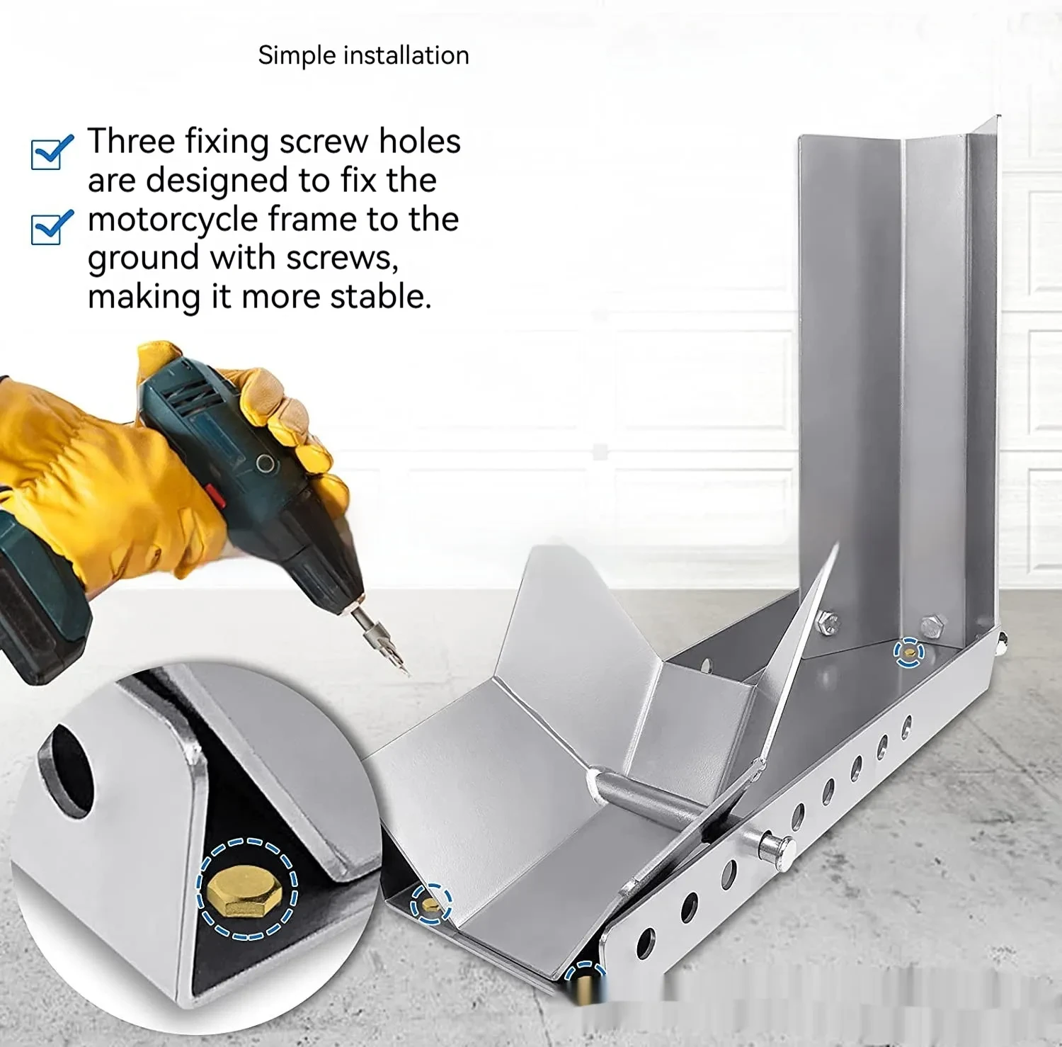 Front Wheel Stand & Rocker Arm Bracket for Motorbikes