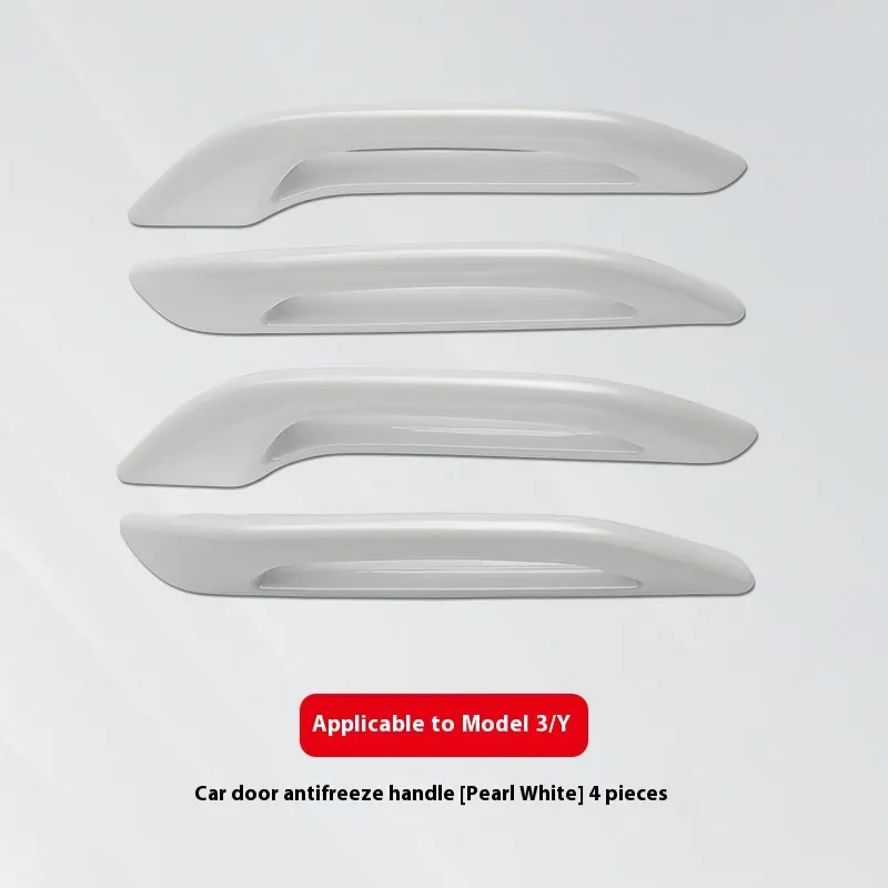 Carbon Fiber Pattern Door Handle Covers for Tesla Vehicles