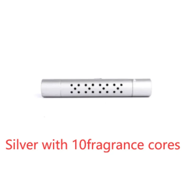 Premium Aluminum Alloy Car Vent Air Freshener | 10 Scent Cores