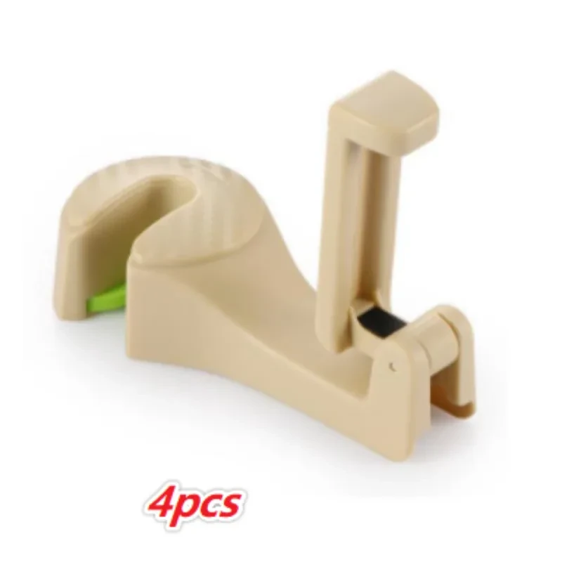 2-in-1 Car Headrest Hook & Phone Holder | Seat Back Hanger Organizer