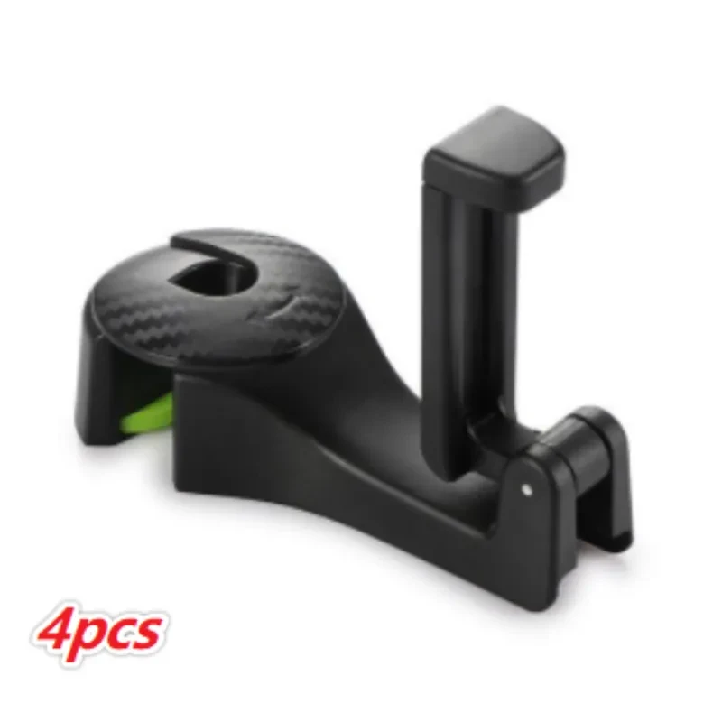 2-in-1 Car Headrest Hook & Phone Holder | Seat Back Hanger Organizer