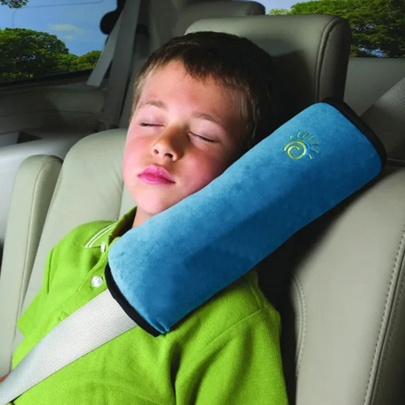 Soft Car Seat Belt Pillow – Baby & Child Travel Shoulder Cushion