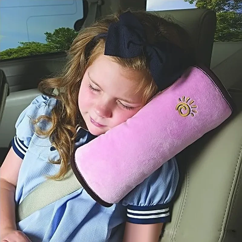 Soft Car Seat Belt Pillow – Baby & Child Travel Shoulder Cushion