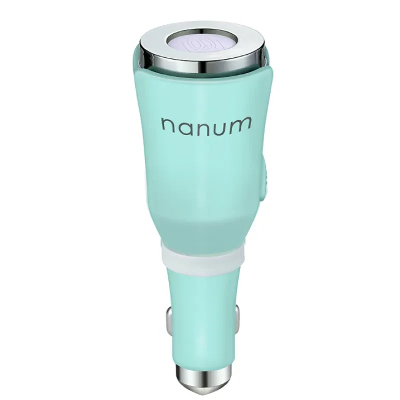 Nanum USB Car Aroma Diffuser & Dual Charger | 5-Color Air Freshener
