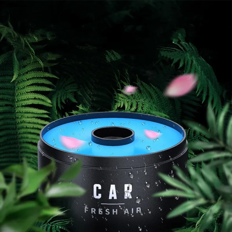 Solid Car Perfume Balm | Wooden Cover Aromatherapy Air Freshener