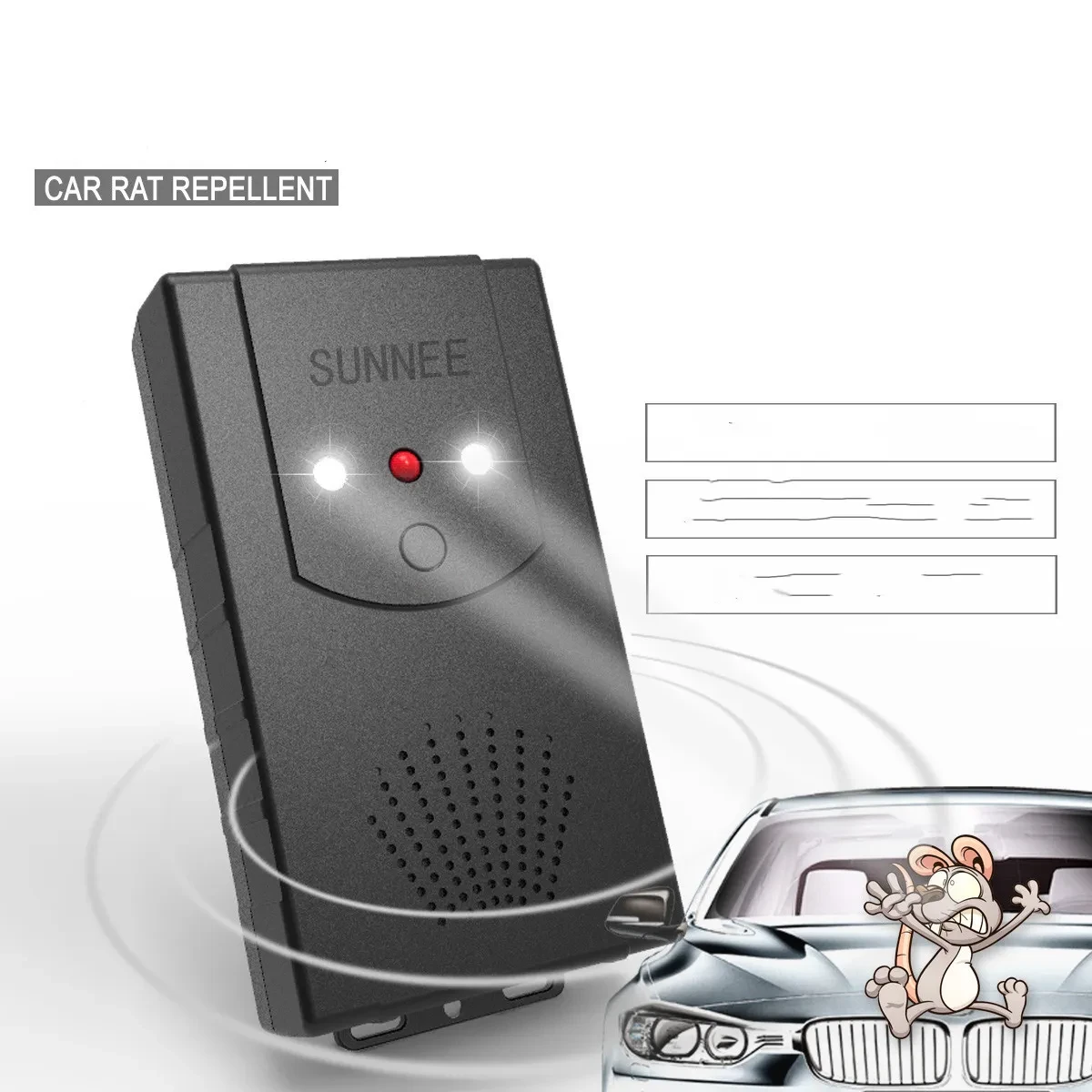Microwave Ultrasonic Car Mouse Repeller