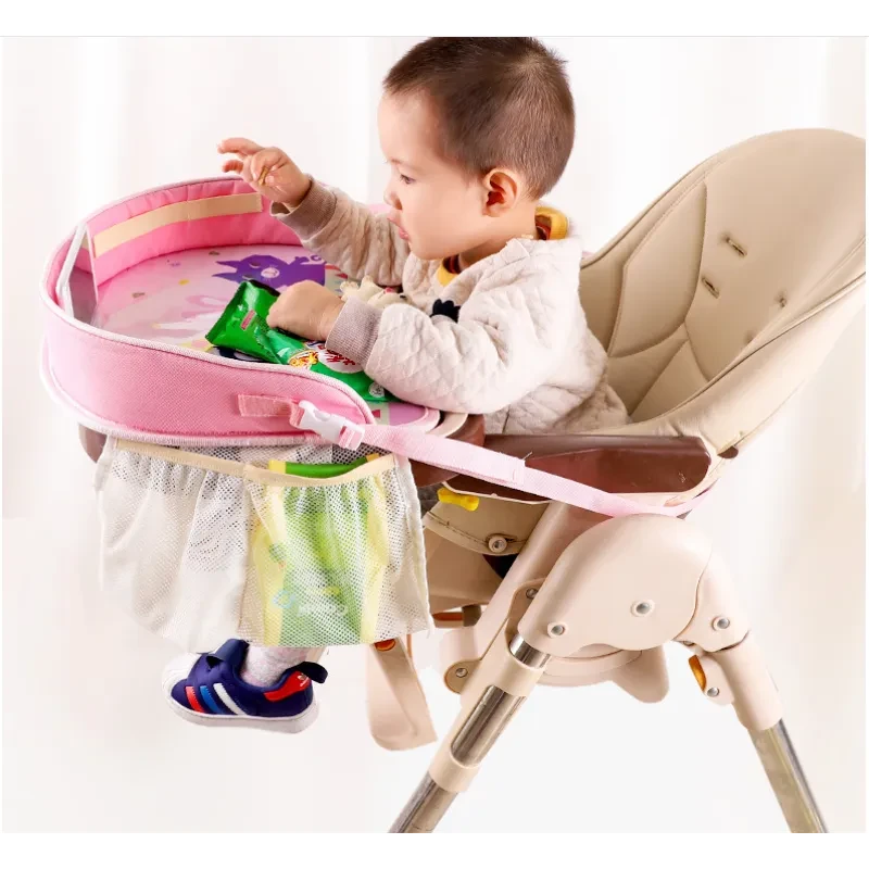 Baby Car Seat Tray Table – Portable Travel Snack & Play Organizer