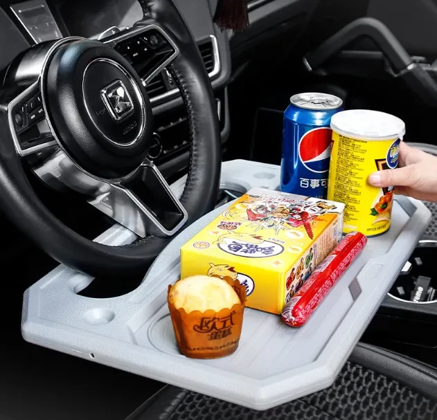 Portable Car Steering Wheel Desk Folding Laptop and Dining Tray