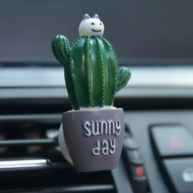 Cute Plant Car Air Freshener Vent Clip β Creative Auto Fragrance Decor
