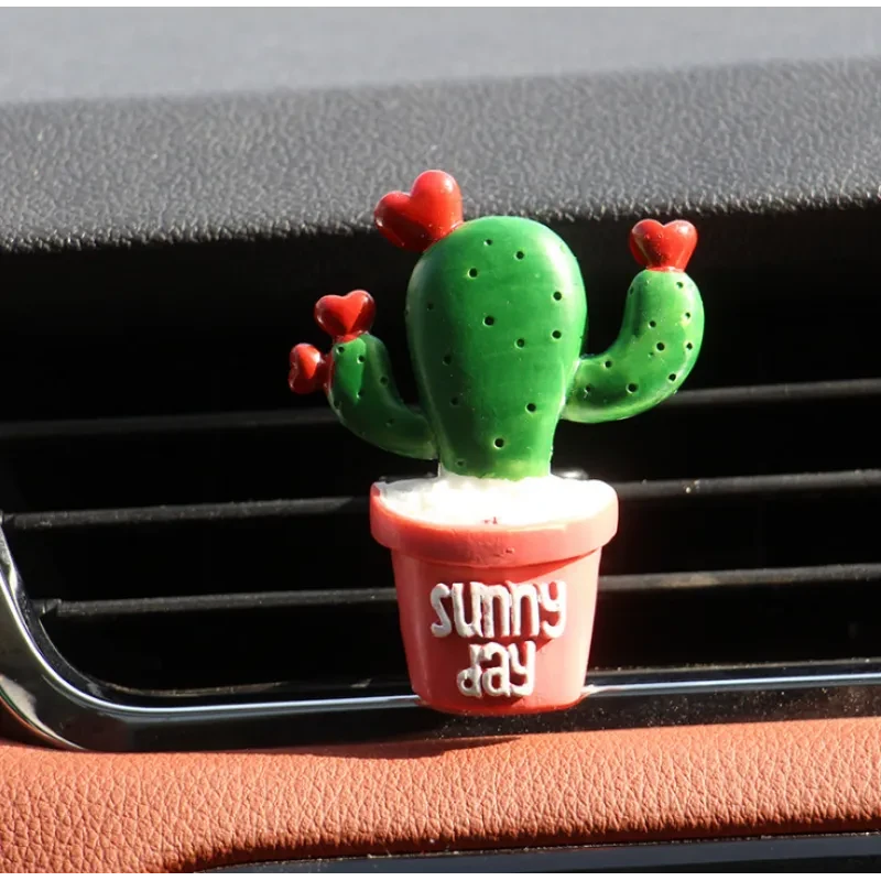 Cute Plant Car Air Freshener Vent Clip β Creative Auto Fragrance Decor