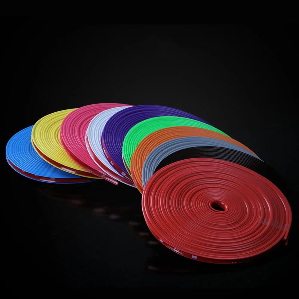 FlexGuard Universal Wheel Rim Protector Strip β 8M Alloy Rim Guard