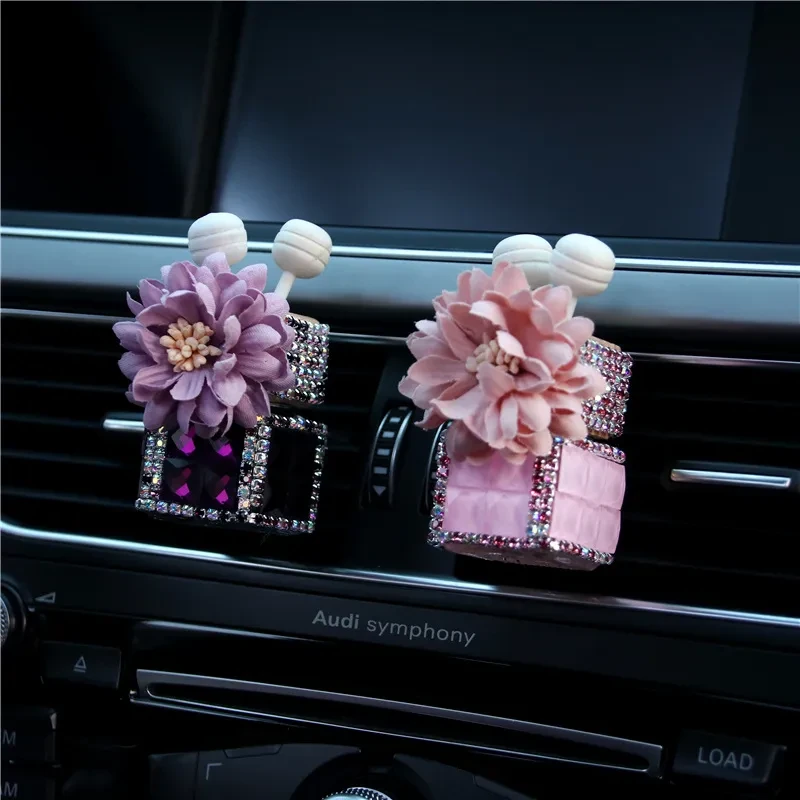 Car Flower Vent Perfume Clip β Decorative Air Outlet Freshener