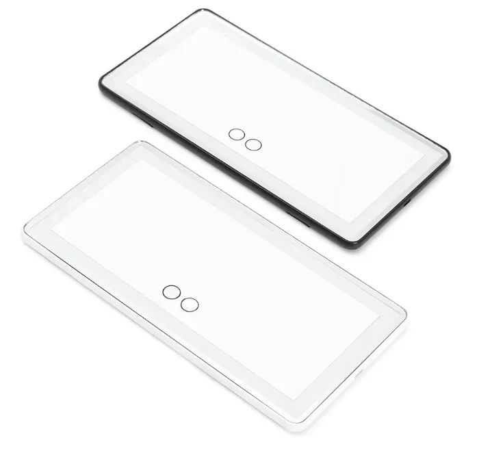 Tri-Color LED Car Makeup Mirror – HD Dimmable Vanity Mirror