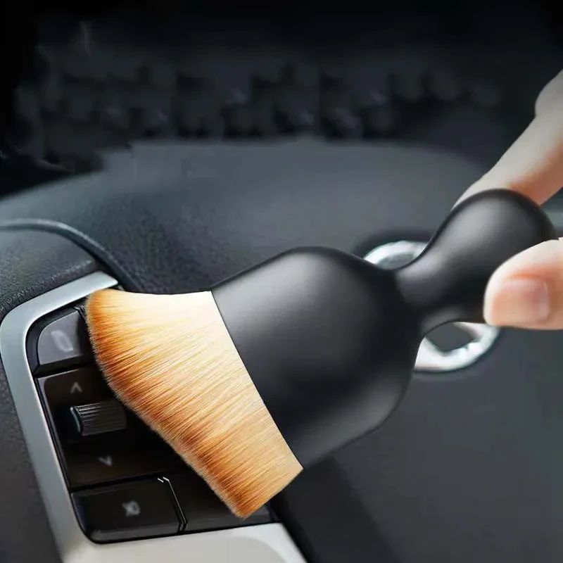 LuxoSoft Car Interior Brush | Gentle Dust Removal Cleaning Tool
